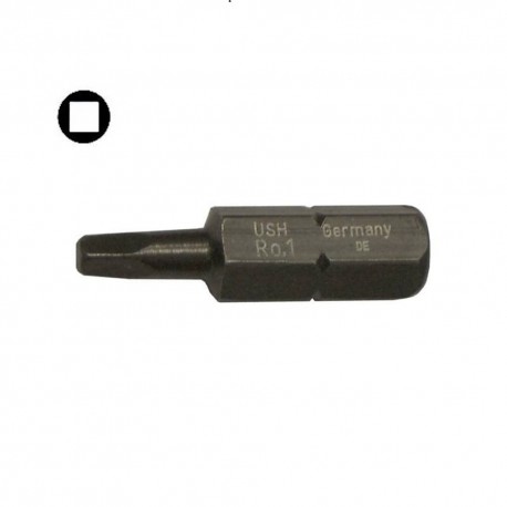 Μύτη τετράγωνη Robertson (square) RO 25mm 1/4" USH