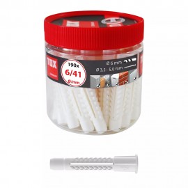 Βύσματα λευκά για τούβλο TOX DECO κουτί