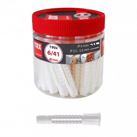 Βύσματα λευκά για τούβλο TOX DECO κουτί