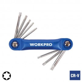 Κλειδιά Άλλεν Torx σουγιάς σετ 8 τεμ. WORKPRO W022019
