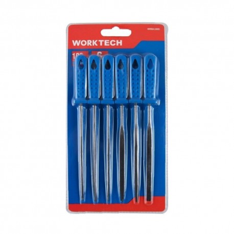 Λίμες χειρός μίνι σετ 6 τεμ. WORKTECH 600004.0005
