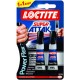 Κόλλα Στιγμής Gel power flex Super Attak Gel 3gr 1+1 δώρο Loctite
