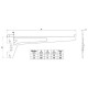 Στηρίγματα ραφιών τύπου Element 35cm σετ 2 τεμ. AMIG 8600-35