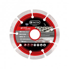 Δίσκος διαμαντέ δομικών υλικών Φ115x1.2 Tactix 425023