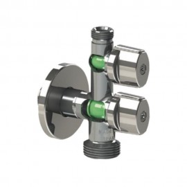 Διακόπτης γωνιακός δύο εξόδων 1/2" ARCO COMBI5MAC