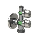 Διακόπτης γωνιακός δύο εξόδων 1/2" ARCO COMBI5MAC