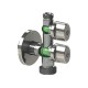 Διακόπτης γωνιακός δύο εξόδων 1/2" ARCO COMBI5MAC