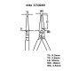 Μυτοτσίμπιδο ίσιο 180mm Mtx 171669