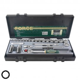 Καρυδάκια Spline και καστάνια 3/8" σετ 24 τεμ. FORCE 3251Q