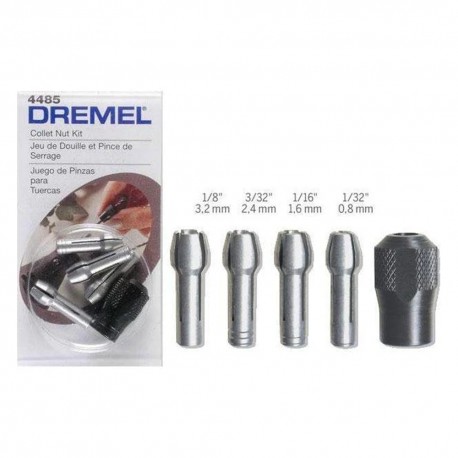 Φωλιές (3,2 mm) και 1 σφιγκτήρας (4485) Dremel