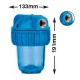 Συσκευή φίλτρου νερού MEDIUM PLUS 3P MFO SX TS 5" με παροχή 1/2" Atlas Filtri 131111