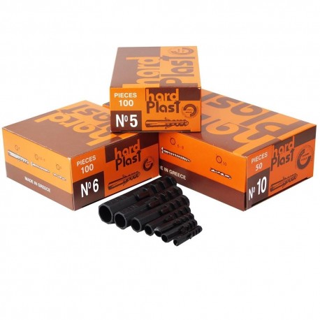 Βύσματα μαύρα για Μπετό Hard Plast