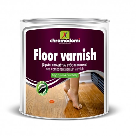 Floor Varnish Διαλύτου Βερνίκι πατωμάτων 750ml Χρωμοδομή