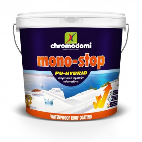 MONOSTOP PU HYBRID στεγανωτικό ταρατσών πολυουρεθάνης λευκό Χρωμοδομή