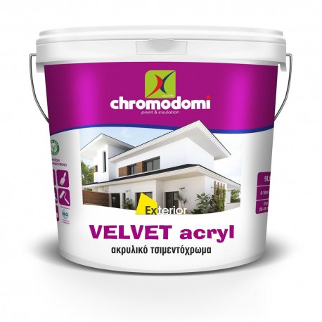 Velvet Acryl Οικονομικό ακρυλικό χρώμα λευκό Χρωμοδομή