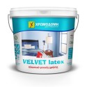 VELVET LATEX Λευκό οικονομικό πλαστικό χρώμα Χρωμοδομή