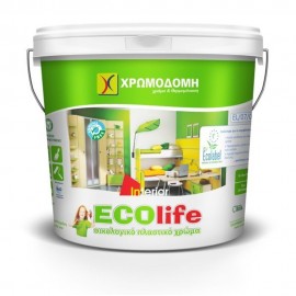 ECO LIFE Λευκό πλαστικό οικολογικό χρώμα Χρωμοδομή