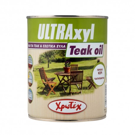 TEAK OIL ULTRAXYL Λάδι συντήρησης επίπλων με κερί 750ml ΧΡΩΤΕΧ