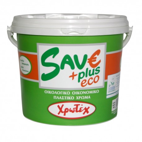 SAVE PLUS ECO Λευκό πλαστικό χρώμα ΧΡΩΤΕΧ