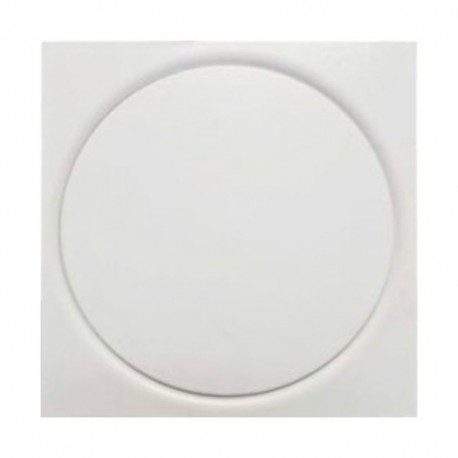 Σχάρα δαπέδου 12x12cm inox λευκή με βιδωτό καπάκι Ιταλίας OEM