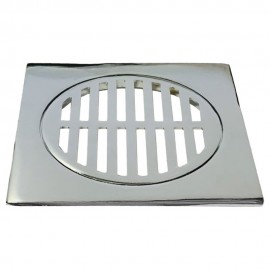 Σχάρα δαπέδου 15x15cm χρωμέ με πατούρα OEM
