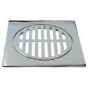 Σχάρα δαπέδου 15x15cm χρωμέ με πατούρα OEM