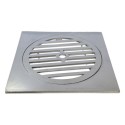 Σχάρα δαπέδου 12x12cm χρωμέ με αυτάκια OEM
