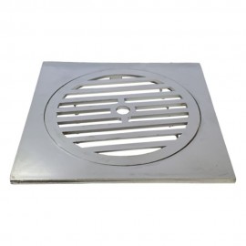 Σχάρα δαπέδου 12x12cm χρωμέ με πατούρα OEM
