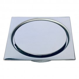 Σχάρα δαπέδου 12x12cm inox με βιδωτό καπάκι Ιταλίας OEM