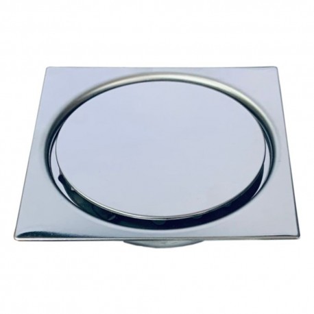 Σχάρα δαπέδου inox 12x12cm με βιδωτό καπάκι Ιταλίας OEM