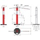 Κολώνα μεγάλη 115cm με λαστιχένια βάση PARK-DH-GC-1