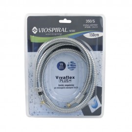 Σπιράλ λουτρού 1.5m χρωμέ Βαρέος Τύπου 350/S Viospiral