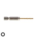 Τρυπάνια αέρος τιτανίου HSS-G TiN Red Hex 1/4" Φ2-Φ13 Shockwave Milwaukee