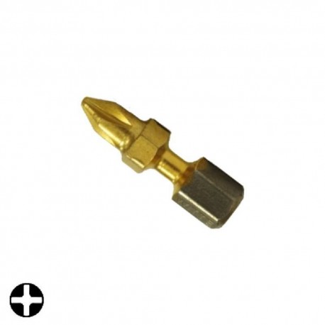 Μύτη PH1 25mm 1/4" TIN bitflex WITTE 4927020