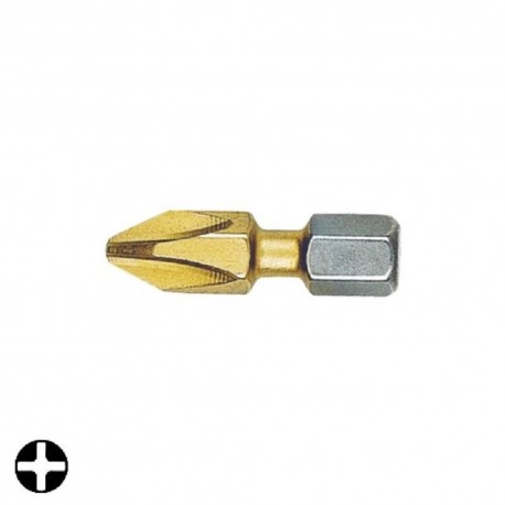 Μύτη PH2 25mm 1/4" TIN bitflex WITTE 4927021