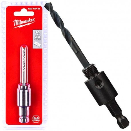 Οδηγός ποτηροτρύπανου HEX 9.5mm για Φ14-Φ30 Milwaukee 49567010