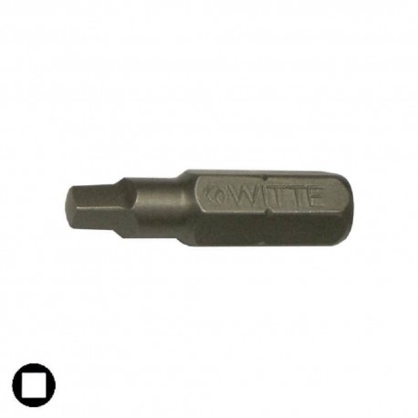 Μύτη τετράγωνη Robertson (square) RO2 25mm 1/4" WITTE 27092