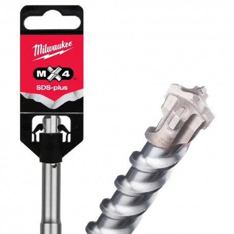Τρυπάνι SDS-PLUS Φ6-Φ6.5 τετράκοπο Milwaukee