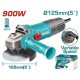 Γωνιακός τροχός Φ125 900W TG109125565 TOTALΓωνιακός τροχός Φ125 900W ρυθμιζόμενος TG109125565 TOTAL
