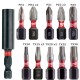 Μύτες 1/4" 25mm με αντάπτορα σετ 15 τεμ Shockwave Impact Milwaukee 4932430904