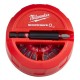 Μύτες 1/4" 25mm με αντάπτορα σετ 15 τεμ Shockwave Impact Milwaukee 4932430904
