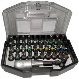 Μύτες 1/4" 25mm με μαγνητικό αντάπτορα σετ 32 τεμ. TOX 09790002