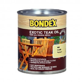 Λάδι συντήρησης ξύλου Exotic teak oil Bondex