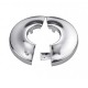 Ροζέτα μπαταριών 1/2" χρωμέ σπαστή  Φ55 OEM