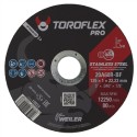 Δίσκος κοπής μετάλλου και inox Toroflex 125x1,2x22mm