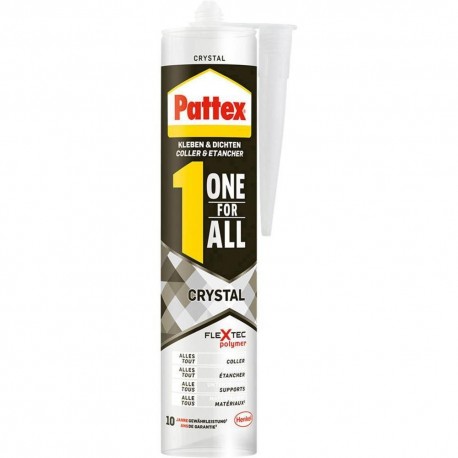 One For All Crystal Pattex Σφραγιστικό Συγκολλητικό με μεγάλη ελαστικότητα 290gr
