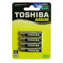 Μπαταρίες Toshiba αλκαλικές 3A σετ 4 τεμ. LR03 1.5V